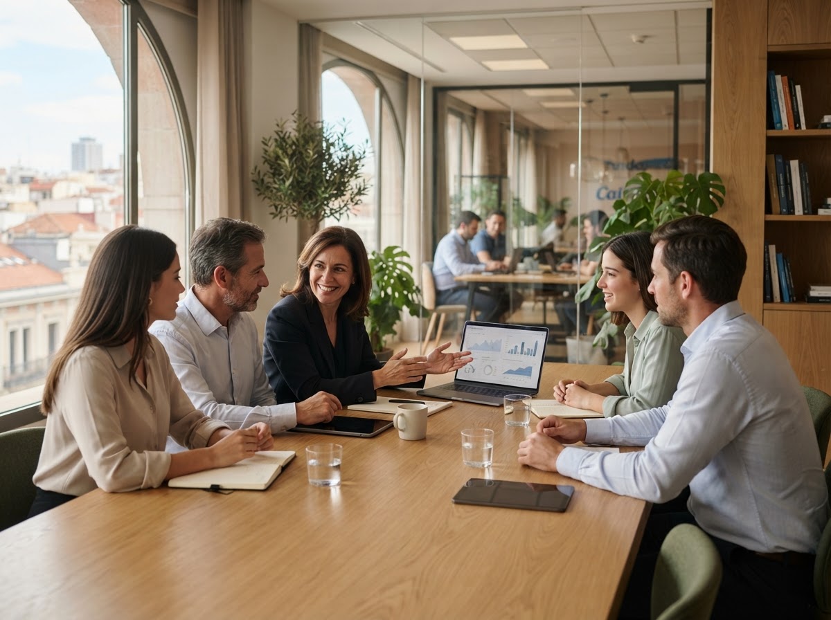 Calvo Fondencia — equipo revisando resultados de modelos de asignación de capital